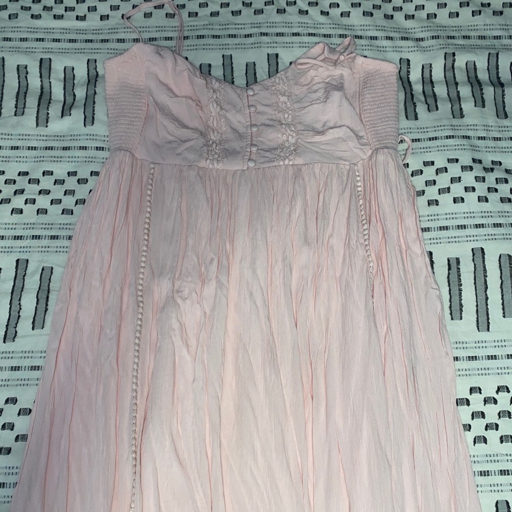Boho chic maternity dress